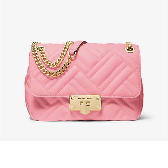 Michael Kors Peyton MD Shoulder Flap Bag - Picture 10 of 11